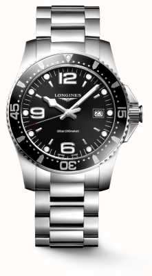 LONGINES Montre homme hydroconquest 41mm quartz cadran noir L37404566