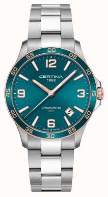 Certina DS-8 | bracelet en acier inoxydable | cadran vert | quartz C0338512109700