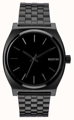 Nixon Time Teller | tout noir | bracelet en acier ip noir | cadran noir A045-001-00