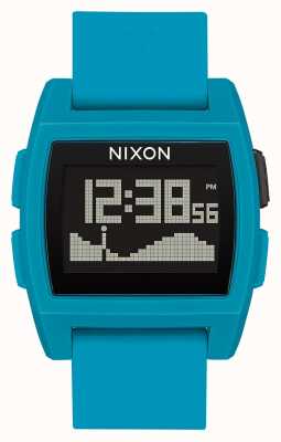 Nixon Marée de base | résine bleue | numérique | bracelet en silicone bleu A1104-2556-00