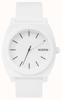 Nixon Horodateur p | blanc mat | bracelet en silicone blanc | cadran blanc A119-1030-00