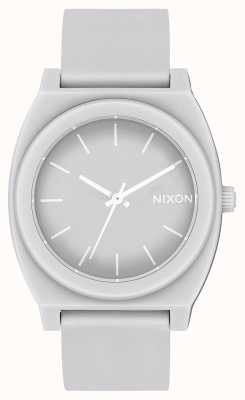 Nixon Horodateur p | gris froid mat | bracelet en silicone gris | cadran gris A119-3012-00