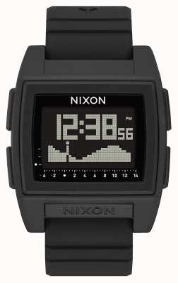 Nixon Base marée pro | noir | numérique | bracelet en silicone noir | A1307-000-00