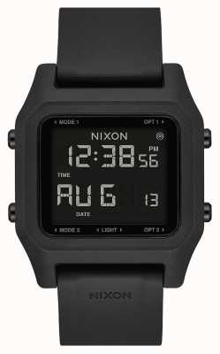 Nixon Agrafe | noir | numérique | bracelet en silicone noir A1309-000-00