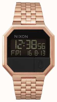 Nixon Réexécuter | tout en or rose | numérique | bracelet en acier ip or rose A158-897-00