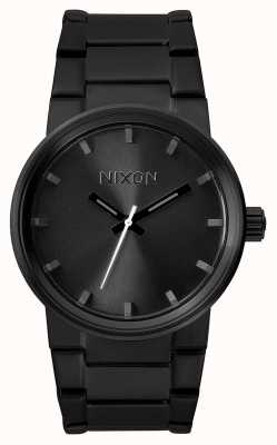 Nixon Cannon | tout noir | bracelet en acier ip noir | cadran noir A160-001-00