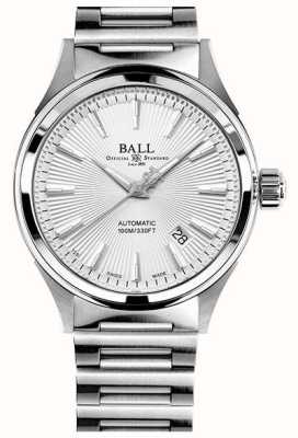 Ball Watch Company Victoire des pompiers | bracelet en acier | cadran argenté soleillé NM2098C-S6J-SL
