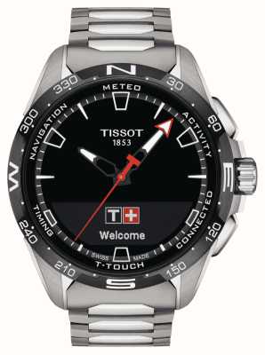 Tissot T-Touch Connect solaire titane (47,5 mm) cadran noir / bracelet titane T1214204405100