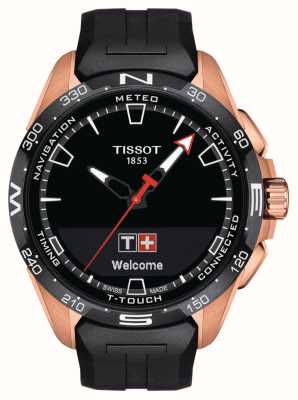 Tissot T-Touch Connect solaire pvd titane (47,5 mm) cadran noir / bracelet synthétique noir T1214204705102