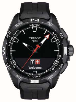 Tissot T-Touch Connect solaire pvd titane (47,5 mm) cadran noir / bracelet synthétique noir T1214204705103