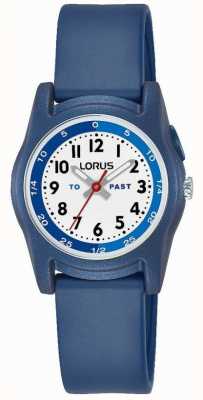Montre Lorus pour enfants avec bracelet en silicone bleu R2355NX9