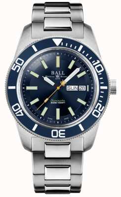 Ball Watch Company Ingénieur master ii | patrimoine skindiver | cadran bleu | bracelet en acier inoxydable DM3308A-S1C-BE