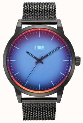 STORM Styro bleu ardoise | bracelet en maille acier gris ardoise 47487/SL/B