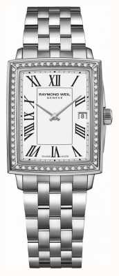 Raymond Weil Toccata | diamant | cadran blanc | bracelet en acier inoxydable 5925-STS-00300