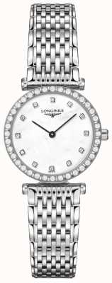 LONGINES Femme | la grande classique | cadran blanc diamant | acier inoxydable L43410806