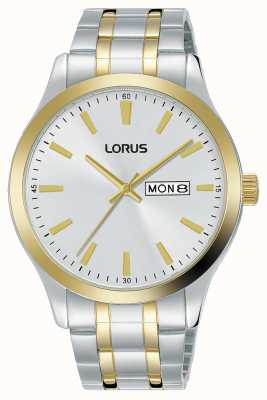 Lorus Hommes | cadran argenté | bracelet en acier bicolore RH346AX9