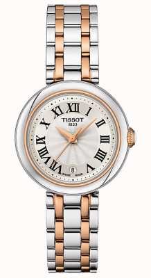 Tissot Bellissima | cadran argenté | bracelet en acier inoxydable bicolore T1260102201301
