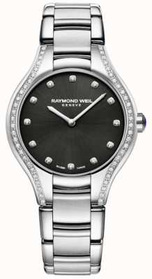 Raymond Weil Noemia | bracelet en acier inoxydable pour femme | cadran en diamant 5132-STS-20081