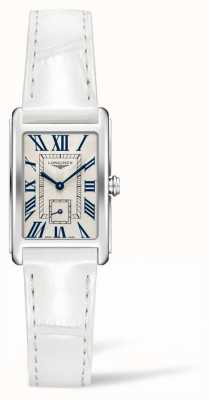 LONGINES Dolcevita élégance contemporaine | femmes |cuir blanc | Quartz suisse L52554712