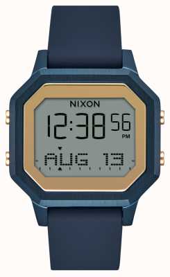 Nixon Montre Siren SS avec bracelet en silicone bleu marine A1211-1859