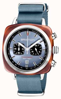 Briston | clubmaster sport | acétate | bleu glace | 20142.SA.TS.25.NIB