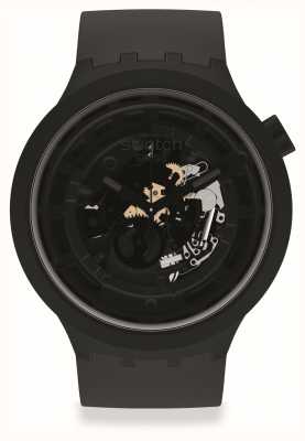 Swatch Big audacieux suivant c-noir | bracelet en silicone noir SB03B100