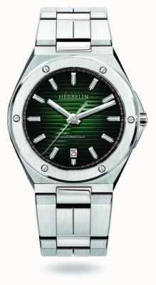 Herbelin Cap Camarat | automatique | cadran vert | acier inoxydable 1645/B16