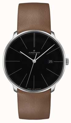 Junghans Bracelet en cuir automatique Meister fein 27/4154.00