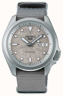 Seiko 5 montre sport ciment 40 mm bracelet nato SRPG63K1