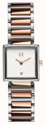 MVMT Bracelet en acier plaqué or rose boîtier carré Frost 28000147-D