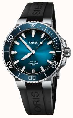 ORIS Aquis date calibre 400 41,5 mm cadran bleu bracelet en caoutchouc 01 400 7769 4135-07 4 22 74FC