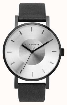 Klasse14 Bracelet en cuir noir Volare 42 mm noir VO14BK001M