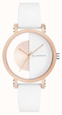 Klasse14 Bracelet en silicone blanc Im arch 32 mm blanc IM18RG007W