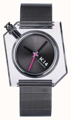Klasse14 K14 40mm gun metal maille en acier inoxydable WKF20GU001M
