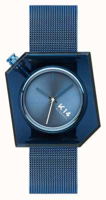 Klasse14 Bracelet maille milanaise bleu K14 40mm WKF20BE002M