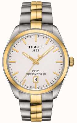 Tissot Montre automatique bicolore pr100 pour homme T1014072203100