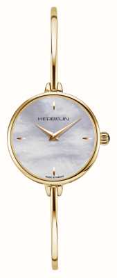 Herbelin Montre-bracelet en pvd doré nacre pour femme Fil 17206BP19