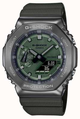 Casio G-shock cadran vert bracelet silicone vert GM-2100B-3AER