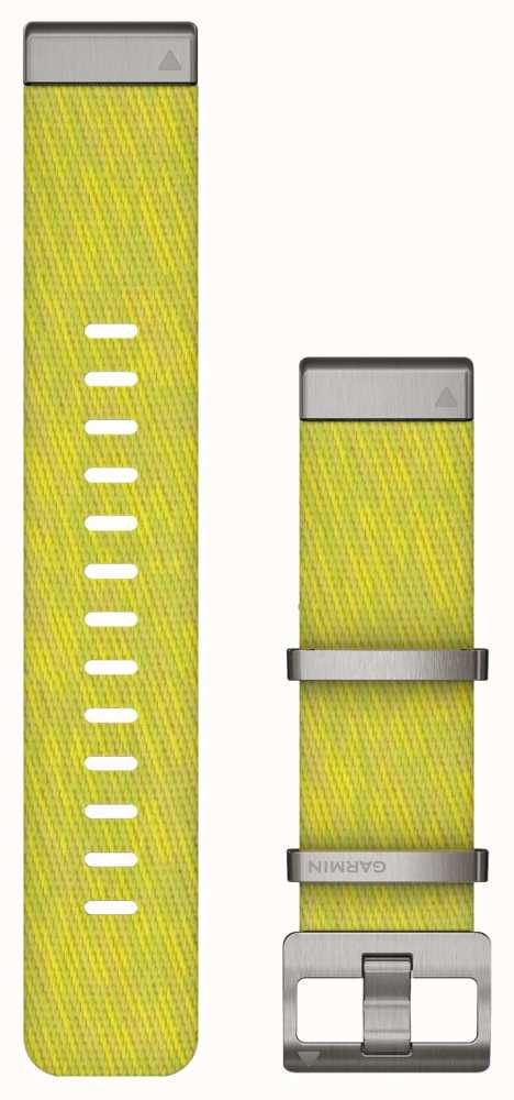 Garmin Marq Quickfit 22 Mm Sangle En Nylon Jacquard Uniquement Jaune/vert  010-12738-23 - First Class Watches™ FRA