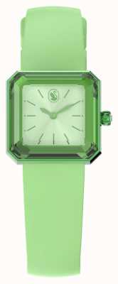 Swarovski Lucent | bracelet en silicone vert | cadran vert 5624379