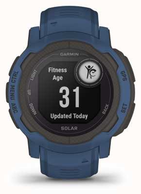 Garmin Instinct 2 bracelet en silicone bleu marée solaire 010-02627-06
