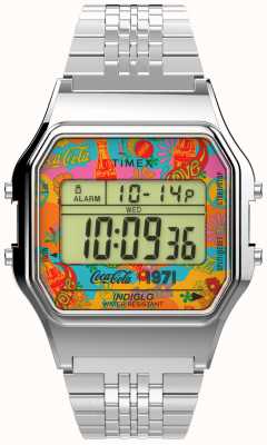 Timex 80 classique numérique avec thème coke TW2V25900