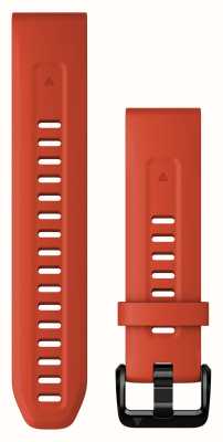 Garmin Bracelet Quickfit 20 mm uniquement en silicone rouge flamme 010-13102-02