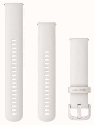 Garmin Sangle à dégagement rapide (20 mm) en silicone ivoire / quincaillerie ivoire - sangle uniquement 010-12924-80
