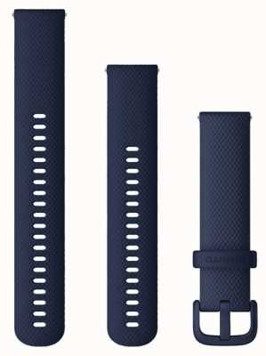 Garmin Sangle à dégagement rapide (20 mm) en silicone bleu marine / quincaillerie bleu marine - sangle uniquement 010-13021-05
