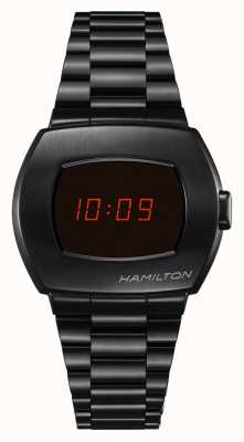Hamilton American classic psr noir pvd affichage numérique rouge H52404130