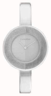 Calvin Klein Cadran argent femme | montre bracelet en acier inoxydable 25200022