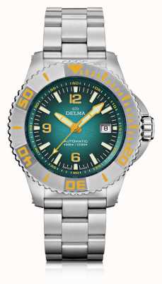 Delma Blue shark iii cadran vert des açores 41701.700.6.148