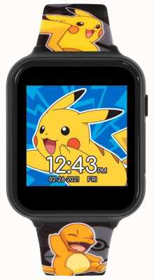 Pokemon Montre interactive pour enfants (anglais uniquement) avec bracelet en silicone POK4231ARG