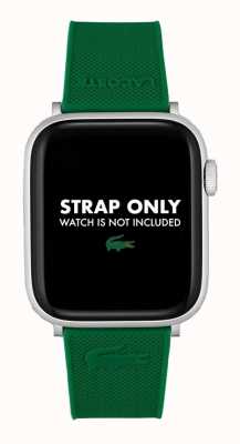 Lacoste Bracelet Apple Watch (42/44/45mm) silicone vert 2050011